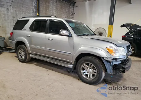 2007 Toyota Sequoia Limited from USA, damaged, VIN 5TDBT48A37S290262